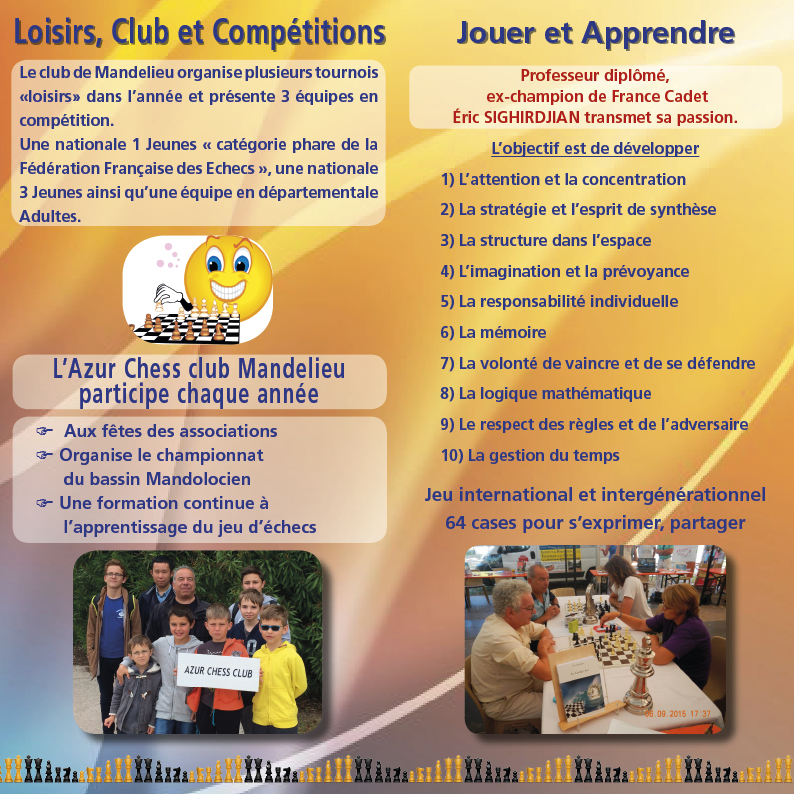 Azur Chess Club - De-pliant 2017 V-